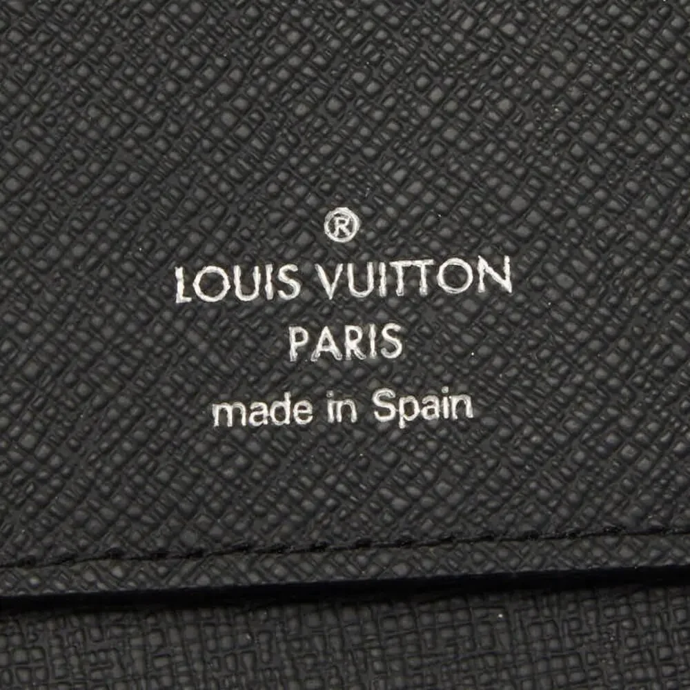Louis Vuitton Epi Zippy Vertical Wallet Black